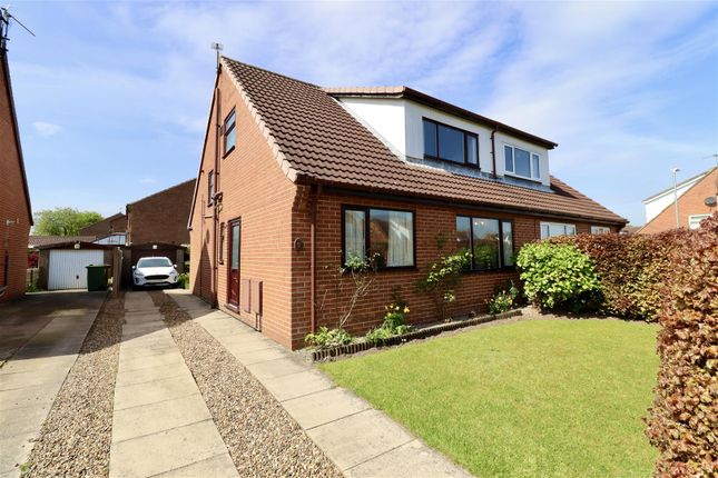 Thumbnail Semi-detached house for sale in Wicstun Way, Market Weighton, York