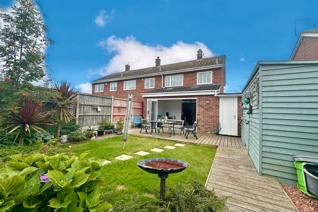 Thumbnail End terrace house for sale in Jasmine Gardens, Bradwell, Great Yarmouth