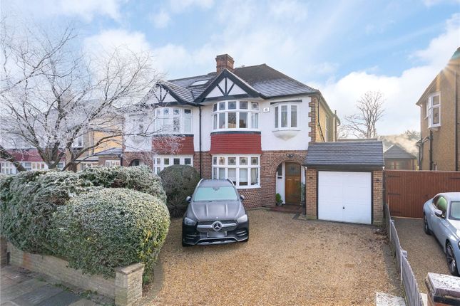 Thumbnail Semi-detached house for sale in Highdown, Worcester Park, Surrey
