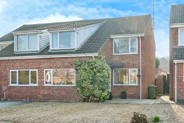Thumbnail Semi-detached house for sale in Rye Close, North Walsham