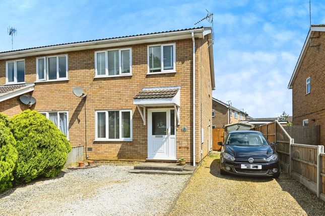 Thumbnail Semi-detached house for sale in Peckover Way, South Wootton, King's Lynn