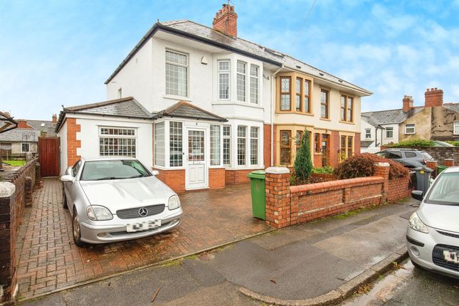 Thumbnail Semi-detached house for sale in Brocastle Road, Whitchurch, Cardiff