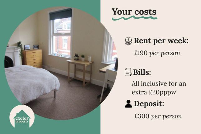 5-bed house on Victoria Street, Exeter, £4,116/mo
