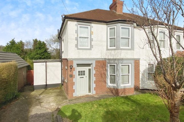 Thumbnail Semi-detached house for sale in Glasllwch Crescent, Newport