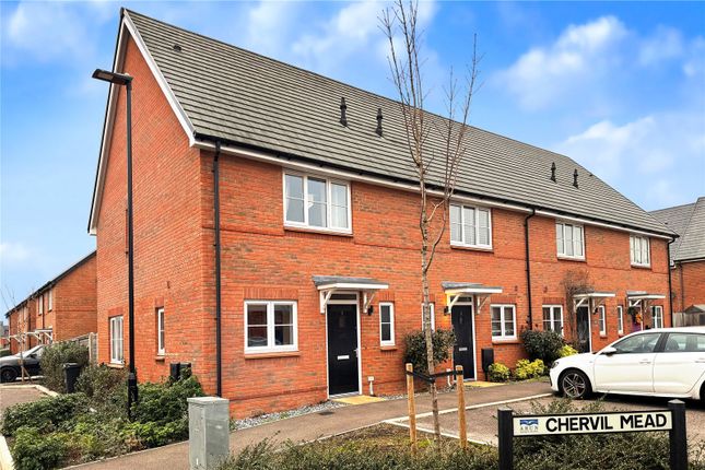 End terrace house for sale in Chervil Mead, Angmering, Littlehampton, West Sussex
