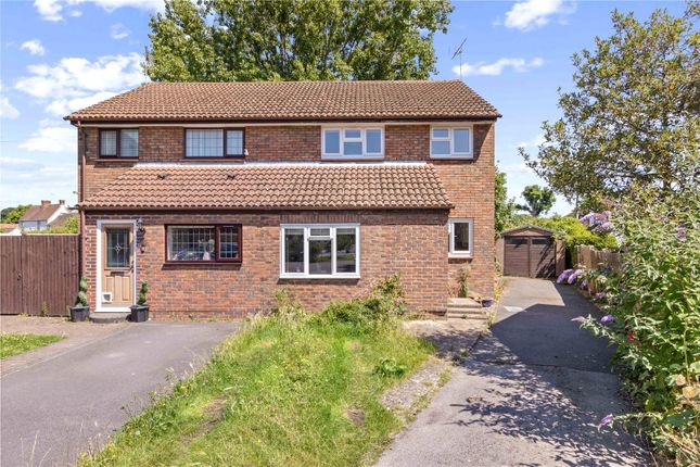 Thumbnail Semi-detached house for sale in Olivers Meadow, Westergate, Chichester, West Sussex