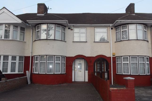 Thumbnail Terraced house to rent in Keble Close, Northolt, Middlesex