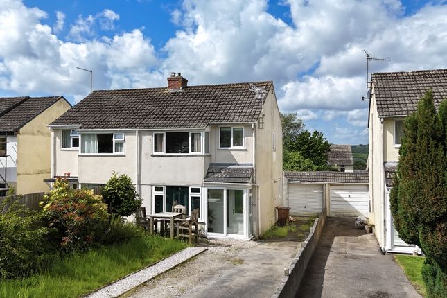 Thumbnail Semi-detached house for sale in Kay Crescent, Bodmin, Cornwall