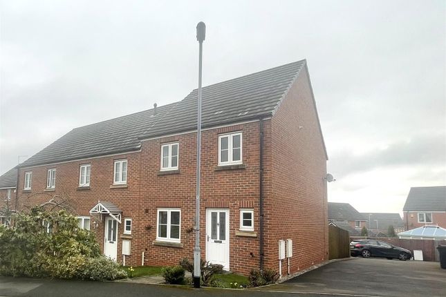 Thumbnail Semi-detached house to rent in Galingale View, Newcastle-Under-Lyme