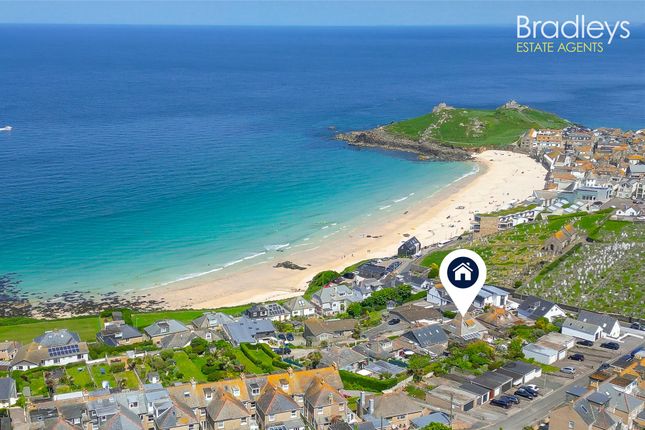 Thumbnail Bungalow for sale in Westward Road, St. Ives, Cornwall