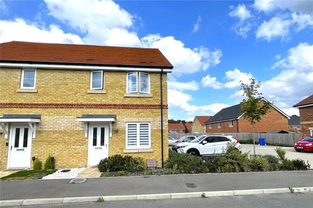 Thumbnail Semi-detached house for sale in Wright Avenue, Blackwater, Camberley, Hampshire