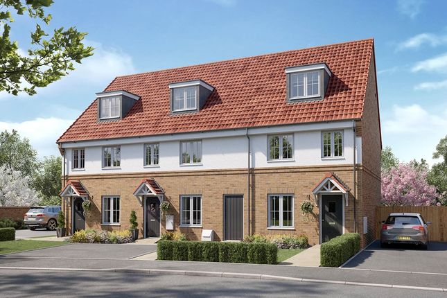 Thumbnail End terrace house for sale in "The Braxton - Plot 133" at Eastrea Road, Eastrea, Whittlesey, Peterborough