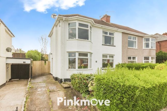 Thumbnail Semi-detached house for sale in Cornwall Road, Newport
