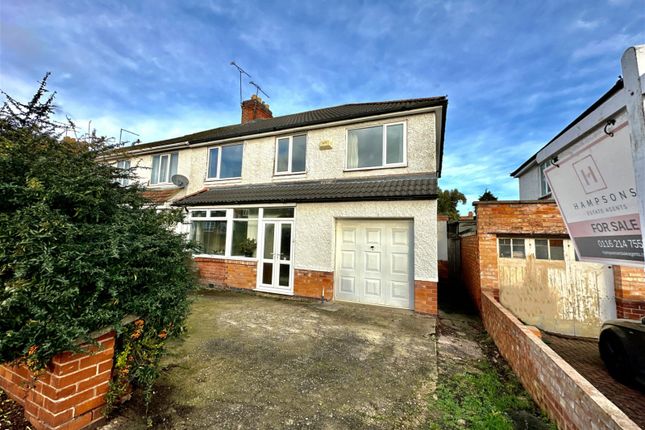 Thumbnail Semi-detached house for sale in Rosamund Avenue, Braunstone, Leicester