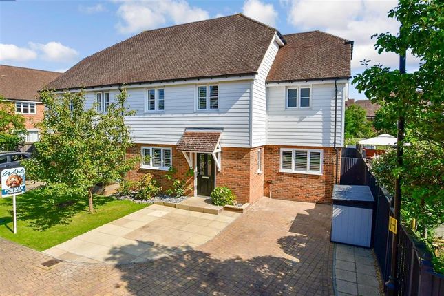 Thumbnail Semi-detached house for sale in Manley Boulevard, Holborough Lakes, Snodland, Kent