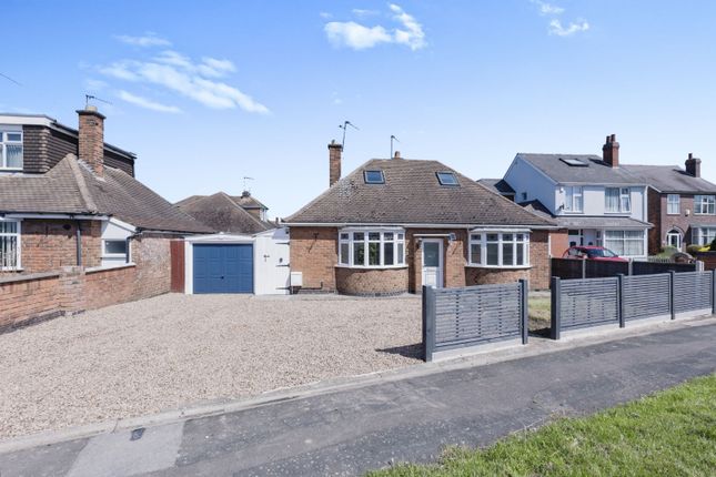 Thumbnail Detached bungalow for sale in Colby Road, Thurmaston, Leicester