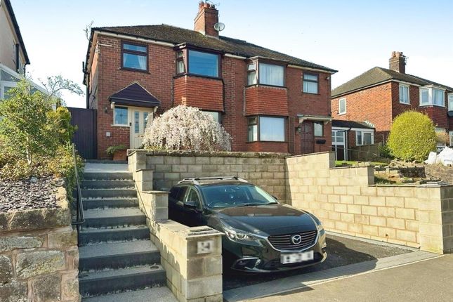 Semi-detached house for sale in Newcastle Road, Leek, Staffordshire
