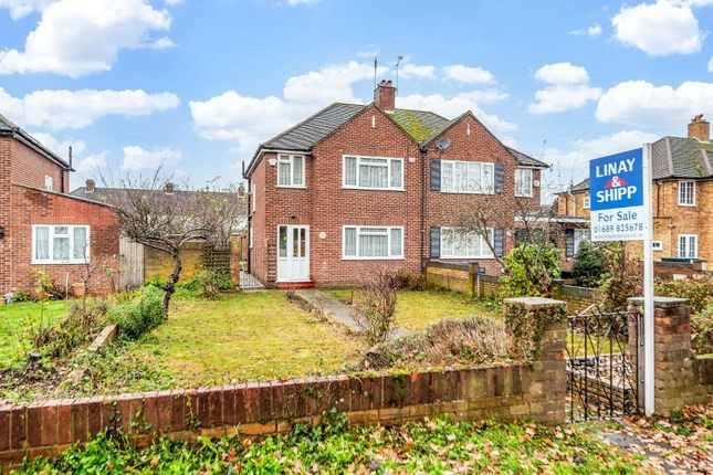 Semi-detached house for sale in Cray Avenue, Orpington, Kent