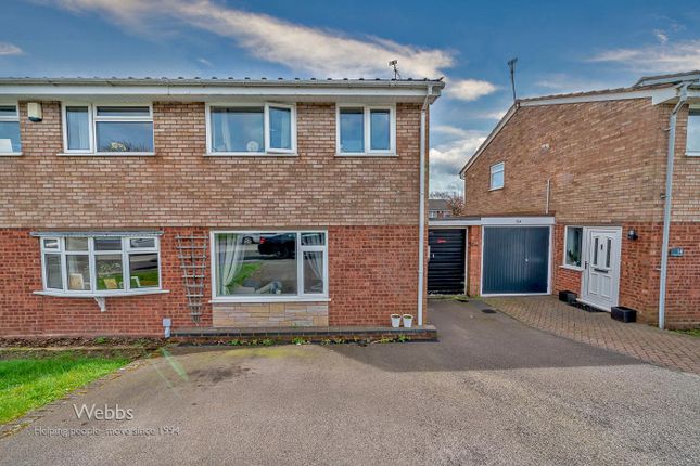 Thumbnail Semi-detached house for sale in Marconi Place, Hednesford, Cannock