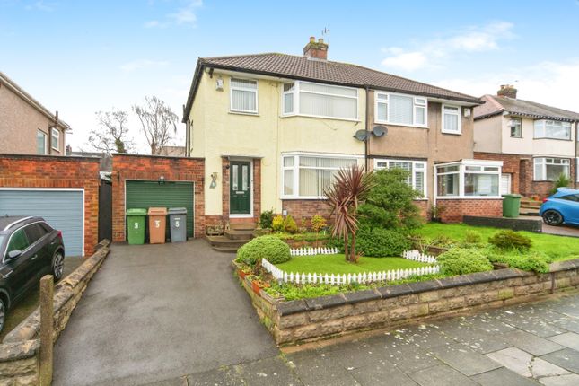 Thumbnail Semi-detached house for sale in Woodcote Bank, Bebington, Merseyside
