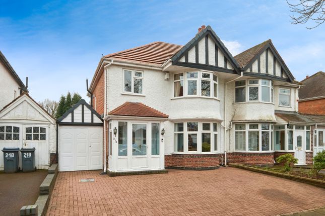 Thumbnail Semi-detached house for sale in Highfield Road, Hall Green, Birmingham, West Midlands