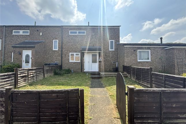 Thumbnail End terrace house to rent in Redruth Close, Delapre, Northampton