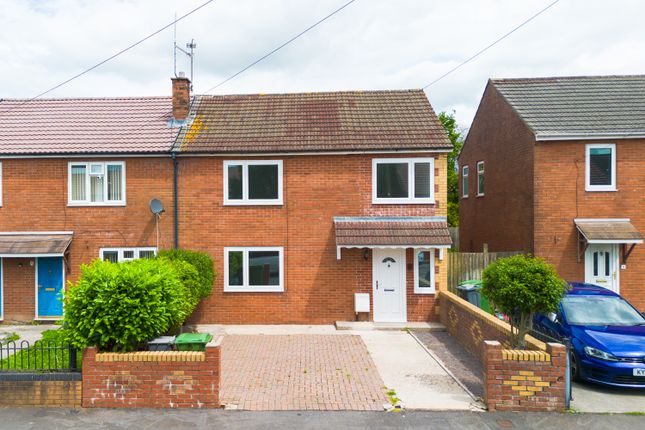 Thumbnail End terrace house for sale in Hazlitt Close, Llanrumney, Cardiff