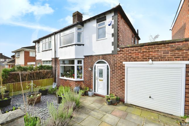 Semi-detached house for sale in Belmont Road, Gatley, Cheadle, Greater Manchester