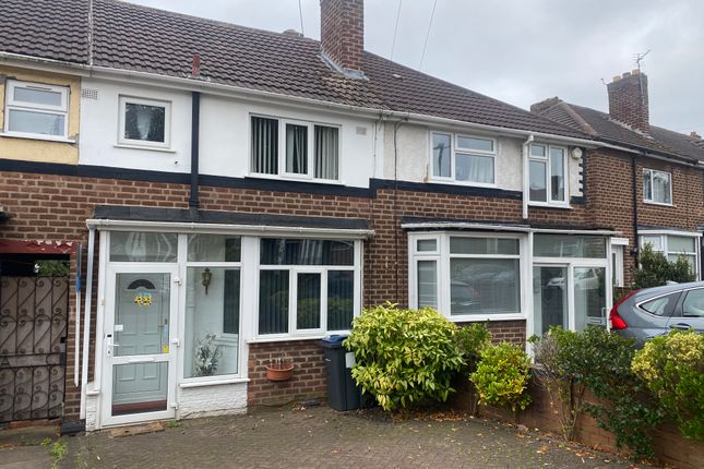 Thumbnail Terraced house to rent in Regina Avenue, Birmingham, West Midlands