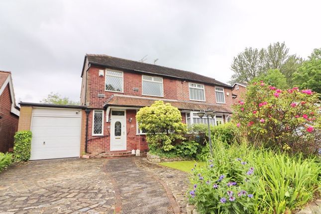Thumbnail Semi-detached house for sale in Hawthorne Drive, Worsley, Manchester