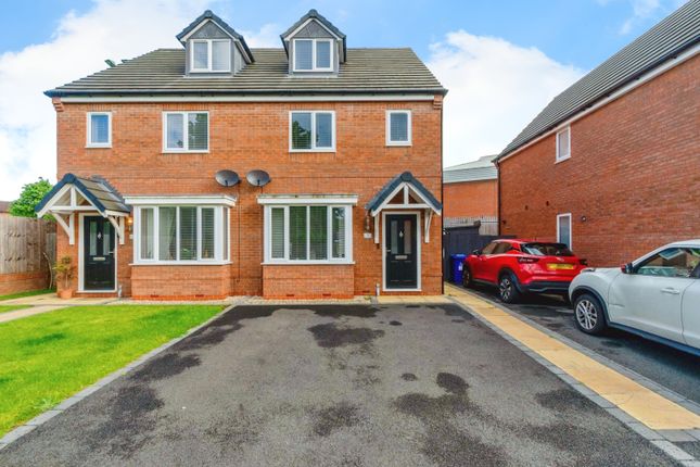 Thumbnail Semi-detached house for sale in New Park Close, Cannock