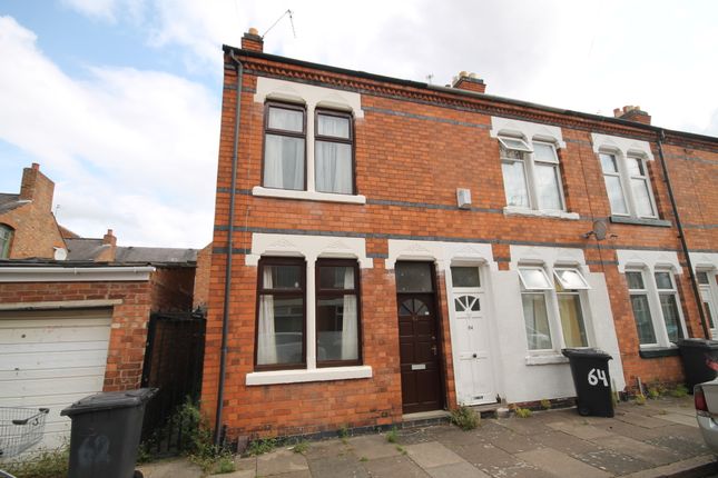 Thumbnail End terrace house for sale in Stuart Street, Leicester