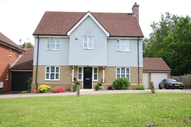 Thumbnail Detached house for sale in Aspen Close, Claydon, Ipswich, Suffolk