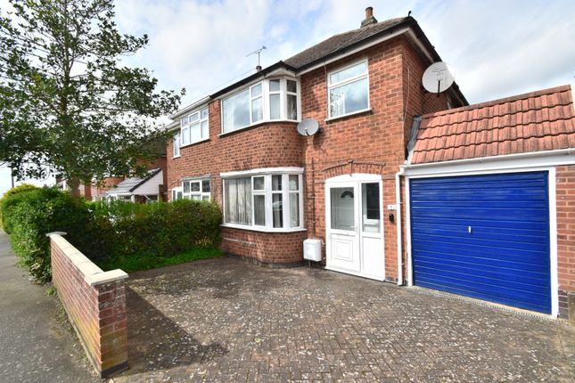 Thumbnail Semi-detached house for sale in Cardinals Walk, Leicester