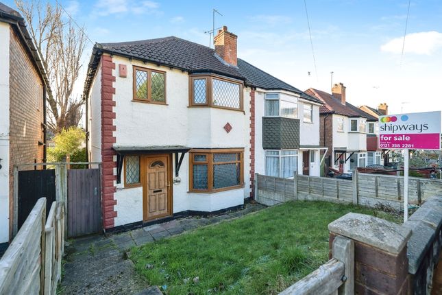 Semi-detached house for sale in Neville Road, Erdington, Birmingham