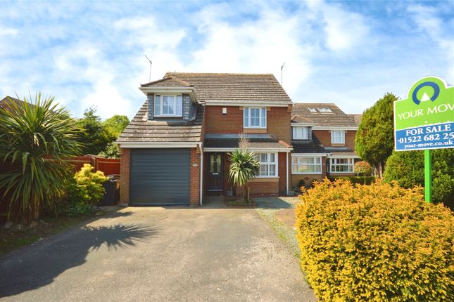 Thumbnail Detached house for sale in Heron Walk, North Hykeham, Lincoln, Lincolnshire