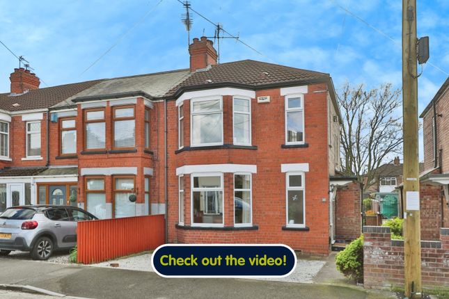 Thumbnail End terrace house for sale in Fairfield Road, Hull