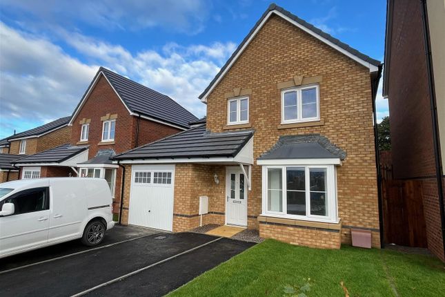 Thumbnail Detached house to rent in Long Field Avenue, Bedwas