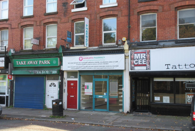 Restaurant/cafe to let in 272 Aigburth Road, Liverpool
