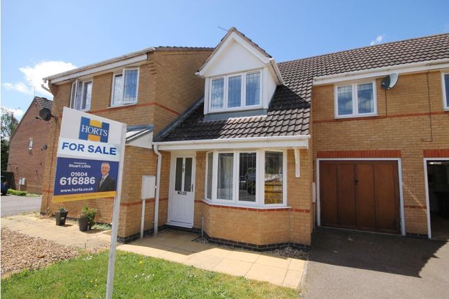Thumbnail Terraced house for sale in Ryngwell Close, Brixworth, Northampton