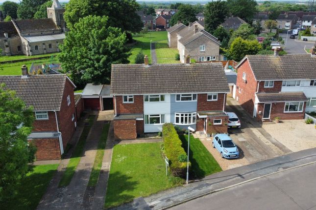 Thumbnail Semi-detached house for sale in Winston Way, Farcet, Peterborough