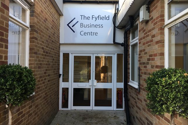 Office to let in Fyfield Business Park, Fyfield Road, Ongar