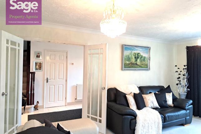 Detached house for sale in Llangorse Drive, Rogerstone, Newport