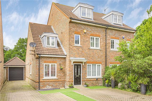Thumbnail Semi-detached house for sale in Stanborough Mews, Stanborough Road, Welwyn Garden City, Hertfordshire