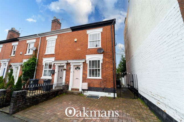 Thumbnail End terrace house for sale in Clarence Road, Harborne, Birmingham