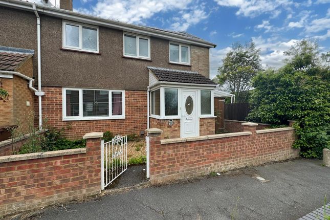 Thumbnail End terrace house for sale in Eastbourne Avenue, Corby