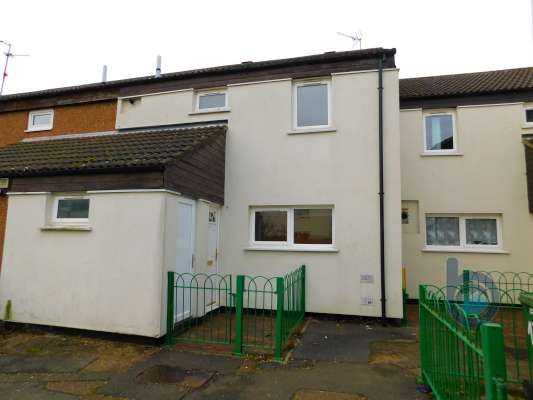 Thumbnail Terraced house to rent in Crabtree, Paston, Peterborough