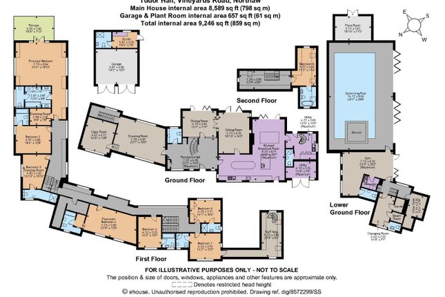 Detached house for sale in Vineyards Road, Northaw, Hertfordshire