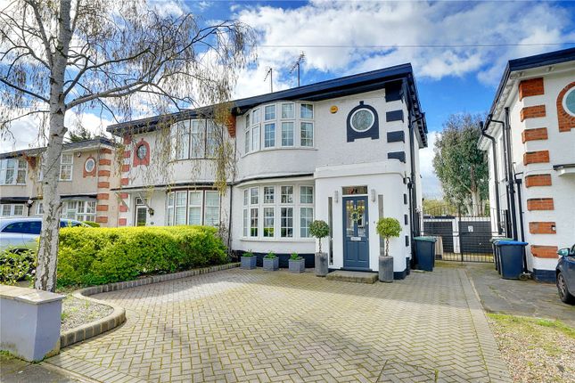 Thumbnail Semi-detached house for sale in Park Crescent, Enfield