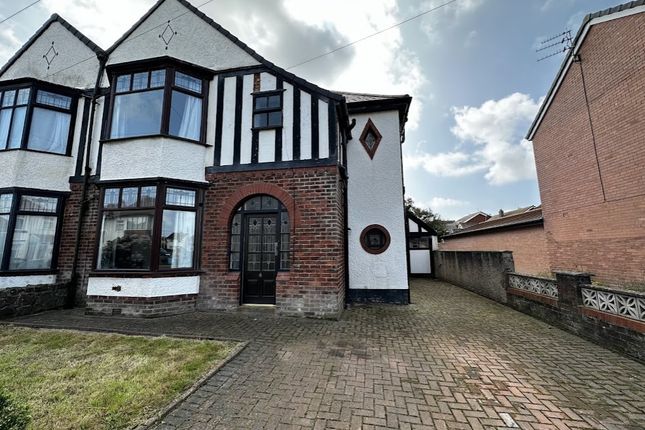 Thumbnail Semi-detached house for sale in Conway Avenue, Cleveleys